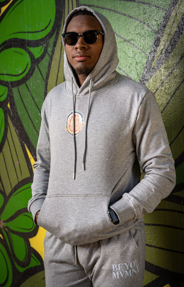 Custom Face Hoodie- Grey